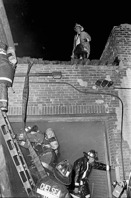 On the roof