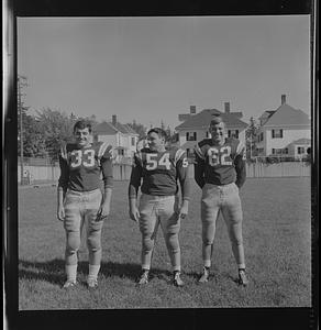 Three Newburyport High School football players