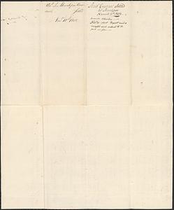 Mashpee Accounts, 1807-1808