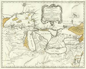 Partie occidentale de la Nouvelle France ou du Canada