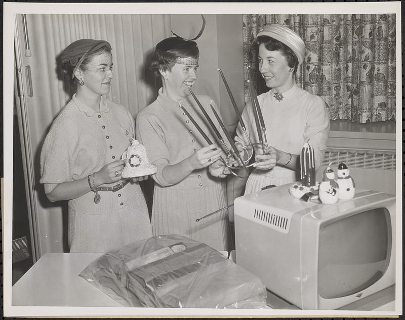 Virginia M. Donahue, Mrs. George P. Serena, Mrs. Richard M. Clancy