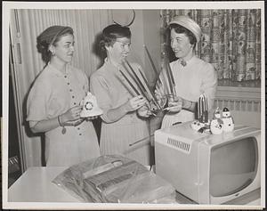 Virginia M. Donahue, Mrs. George P. Serena, Mrs. Richard M. Clancy