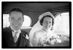 Wedding, daughter of Mrs. Richard Howard taken at Presentation Church Oak Sq. Brighton