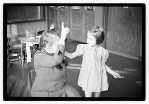 Mabel Adams, principal of Horace Mann School