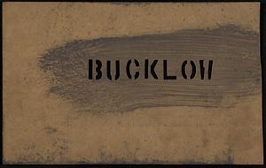 Bucklow Barrel Stencil