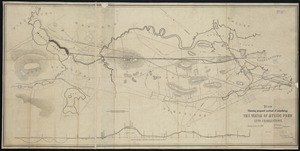 Plan showing proposed method of introducing the water of Mystic Pond into Charlestown