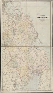 Map of Plymouth County, Massachusetts