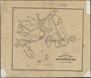 Plan of Boston and its vicinity showing the connection of the Grand Junction Rail Road with the Harbor and other Rail-roads