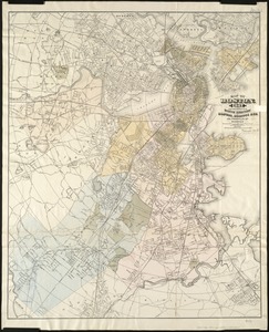 Map of Boston, for 1887