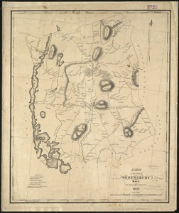 A map of the Town of Shrewsbury, Mass