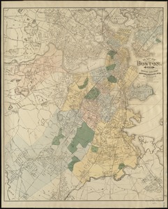 Map of the city of Boston, for 1892