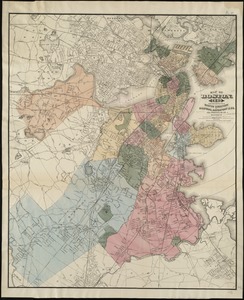 Map of Boston for 1880