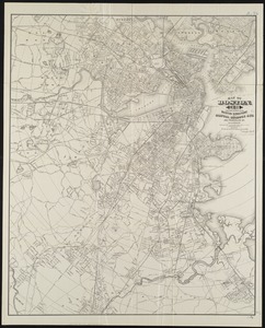 Map of Boston, for 1886