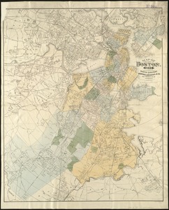 Map of the city of Boston, for 1894