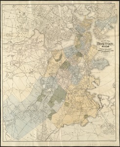 Map of the city of Boston, for 1893