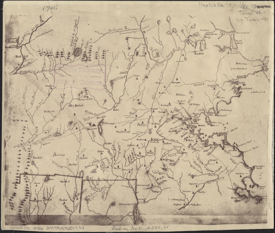 [Map of eastern Massachusetts and vicinity]