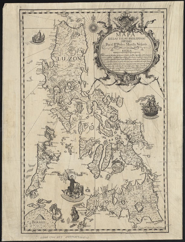 Mapa de las yslas Philipinas
