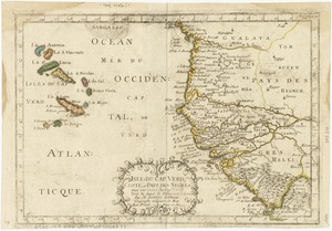Isles de Cap Verd coste, et pays des Negres