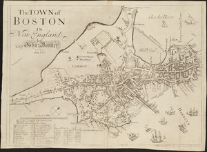 The town of Boston in New England
