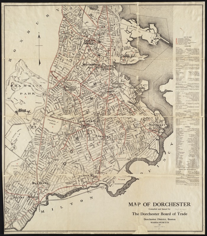 Map of Dorchester