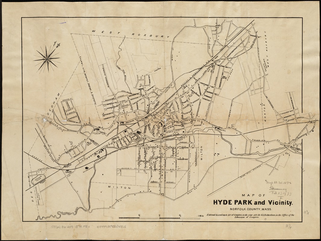 Map of Hyde Park and Vicinity