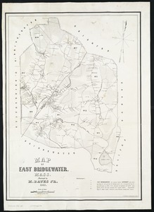 Map of East Bridgewater, Mass