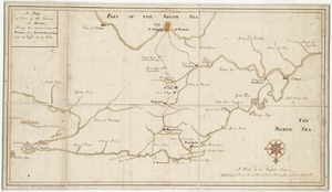 A map of part of the Isthmus of Darien