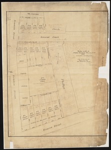 [Plan of lots on Beacon Street and Somerset Court, Boston]