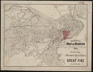 Russell's map of Boston from the latest surveys