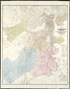 Map of Boston, for 1876