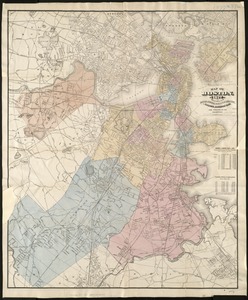 Map of Boston, for 1877