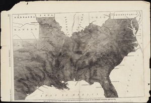 Map of the Southern States, showing the relative proportion of slaves in the different localities