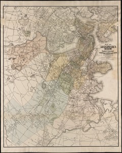 Map of Boston, for 1884