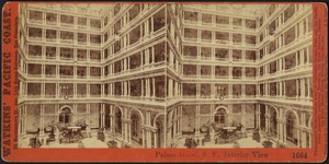 Palace Hotel, S. F., interior view