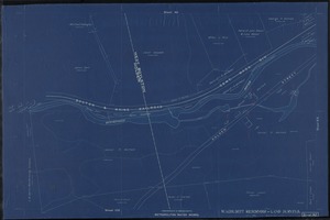 Metropolitan Water Works, Wachusett Reservoir, land surveys, sheet 82, index plan to photographs of real estate, Holden and West Boylston, Mass., April 1898