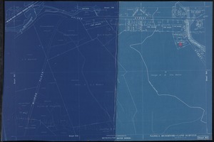 Metropolitan Water Works, Wachusett Reservoir, land surveys, sheet 83, index plan to photographs of real estate, West Boylston, Mass., ca. 1896-1898