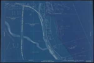 Metropolitan Water Works, Wachusett Reservoir, land surveys, sheet 84, index plan to photographs of real estate, West Boylston, Mass., ca. 1896-1898