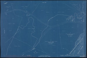 Metropolitan Water Works, Wachusett Reservoir, land surveys, sheet 88, index plan to photographs of real estate, Boylston, Mass., ca. 1896-1898