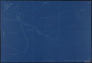 Metropolitan Water Works, Wachusett Reservoir, land surveys, sheet 91, index plan to photographs of real estate, Boylston, Mass., April 1896
