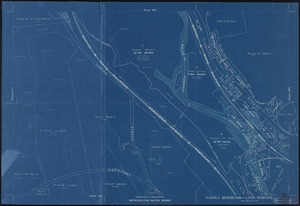Metropolitan Water Works, Wachusett Reservoir, land surveys, sheet 104, index plan to photographs of real estate, West Boylston, Mass., ca. 1896-1898