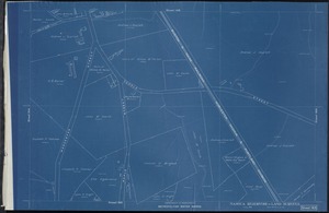 Metropolitan Water Works, Wachusett Reservoir, land surveys, sheet 165, index plan to photographs of real estate, West Boylston, Mass., June 1898