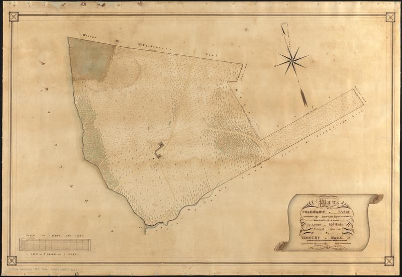 Plan of Coleman's Farm in Newington containing 13 acres - 125 rods