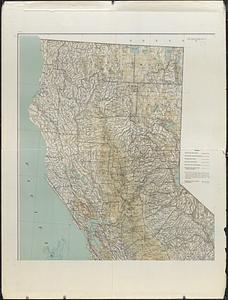 Fault map of the state of California