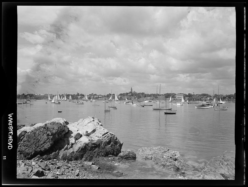 Marblehead, marine, shoreline vista Digital Commonwealth