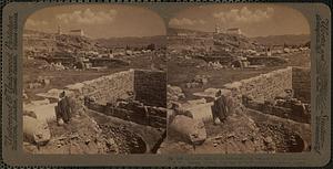 Initiation hall of the mysteries, long frequented by the devout - (N.N.W.), Eleusis, Greece