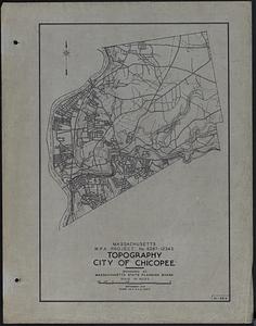 Topography Town of Chicopee