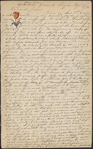 Letter from Thomas F. Cordis to John D. Long, September 17, 1871