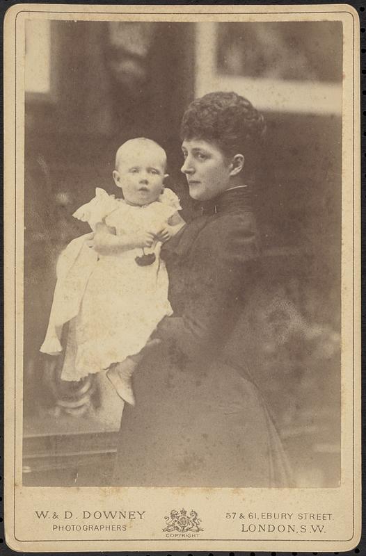 Princess later Queen Alexandra 1844-1925 and grandchild