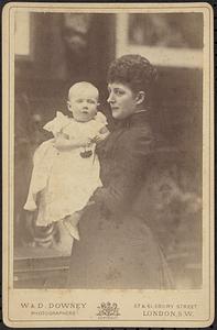 Princess later Queen Alexandra 1844-1925 and grandchild