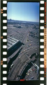 Logan Airport highway access aerial shot, Boston